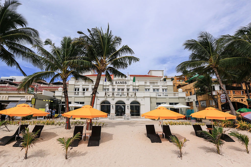 Beach Front Loungers - Boracay Sands Hotel