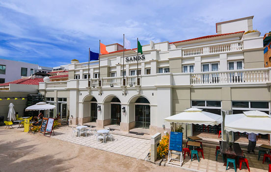 Facade of Boracay Sands Hotel